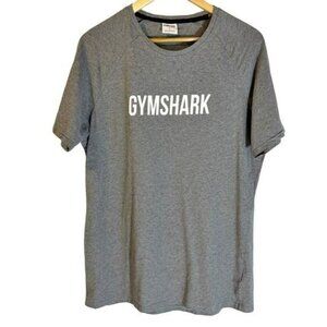 Gymshark Gray Short Sleeve T-shirt L Gym Athletic Workout Muscle